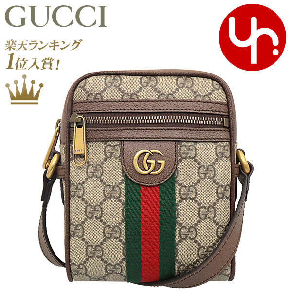 グッチ ショルダーバッグ（レディース） 【48時間限定ポイント2倍】グッチ GUCCI バッグ ショルダーバッグ 598127 96IWT ベージュ×エボニー 特別送料無料 オフィディア GG スプリーム キャンバス ウェブ ストライプ ミニ ショルダーバッグレディース ブランド 通販 斜めがけ