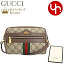 グッチ ショルダーバッグ（レディース） 【48時間限定ポイント2倍】グッチ GUCCI バッグ ショルダーバッグ 517350 96IWS ベージュ×エボニー 特別送料無料 オフィディア GG スプリーム キャンバス ウェブ ストライプ オーバル ラッカーフィニッシュ GGミニ ショルダーバッグレディース ブランド 斜めがけ