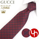 グッチ GUCCI アパレル ネクタイ 456524 4B002 ボルドー 特別送料無料 FENDIN GG パターン ロゴ シルク ネクタイメンズ ブランド ...