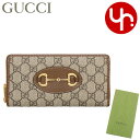 【48時間限定ポイント2倍】グッチ GUCCI 財布 長財布 621889 92TCG ベージュエボニー×ブラウン 特別送料無料 GGスプリームキャンバス レザー ホースビットラウンド ジップ ウォレットレディース ブランド 通販