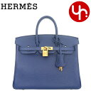 エルメス HERMES バッグ ハンドバッグ ブルーサフィール×グリムエット 特別送料無料 バーキン 25 ヴェルソ トリヨンノヴィーロ ゴールド金具 U刻印レディース ブランド 通販