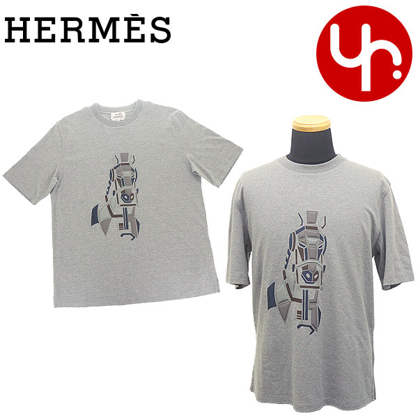 エルメス エルメス HERMES アパレル Tシャツ アシエ 特別送料無料 メガチャリオット 3D Tシャツメンズ ブランド 通販