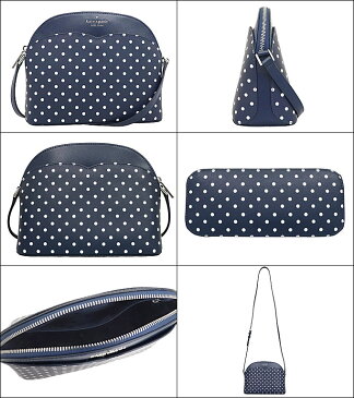 ケイトスペード kate spade バッグ ショルダーバッグ WKR00354 ナイトキャップ 特別送料無料 ペイトン マイクロ ポルカドット レザー ドーム クロスボディー アウトレット品レディース ブランド 通販 斜めがけ 2021SS