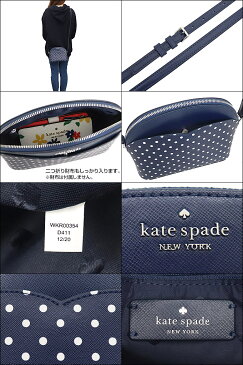 ケイトスペード kate spade バッグ ショルダーバッグ WKR00354 ナイトキャップ 特別送料無料 ペイトン マイクロ ポルカドット レザー ドーム クロスボディー アウトレット品レディース ブランド 通販 斜めがけ 2021SS