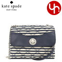 ケイトスペード　ポシェット ケイトスペード kate spade バッグ ショルダーバッグ WKR00351 ナイトキャップマルチ 特別送料無料 ナタリア ルレックス ストライプ キルテッド ファブリック スモール フラップ チェーン クロスボディー アウトレット品レディース ブランド 通販 斜めがけ