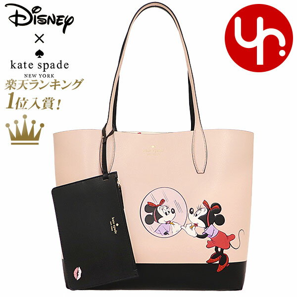 【28時間限定ポイント10倍】ケイトスペード kate spade バッグ トートバッグ WKR00215 ペールベラムマルチ 特別送料無料 ディズニー x ケイトスペード ニューヨーク ミニーマウス レザー ラージ リバーシブル トート （ポーチ付き） アウトレット品レディース 2021SS