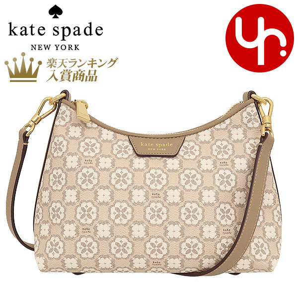 ケイトスペード ショルダーバッグ レディース 【26時間限定ポイント3倍】ケイトスペード kate spade バッグ ショルダーバッグ K8941 ナチュラルマルチ 特別送料無料 スペード フラワー モノグラム PVC コーテッド キャンバス ミディアム ショルダー クロスボディーレディース ブランド 通販 斜めがけ