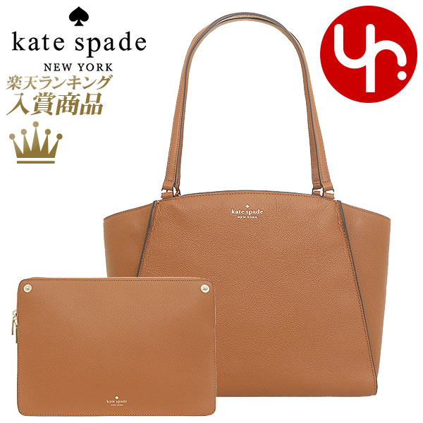 ケイト・スペード ニューヨーク 革トートバッグ レディース 【48時間限定ポイント3倍】ケイトスペード kate spade バッグ トートバッグ K9441 ウォームジンジャーブレッド 特別送料無料 ブリム ペブルド レザー ラップトップ トート アウトレット品レディース ブランド 通販 通勤 2023SS