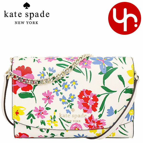 ケイトスペード　ポシェット 【26時間限定ポイント2倍】ケイトスペード kate spade バッグ ショルダーバッグ KB589 クリームマルチ 特別送料無料 カーソン ガーデン ブーケ プリント PVC コンバーチブル クロスボディー アウトレット品レディース ブランド 通販 斜めがけ 2023SS