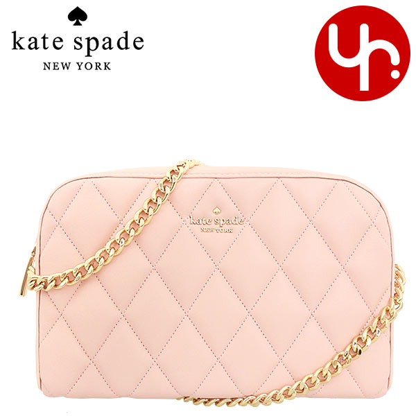 ケイトスペード　ポシェット 【48時間限定ポイント5倍】ケイトスペード kate spade バッグ ショルダーバッグ KA592 コンクピンク 特別送料無料 キャリー スムース キルテッド レザー ミニ チェーン カメラ バッグ アウトレット品レディース ブランド 通販 斜めがけ 2023SS