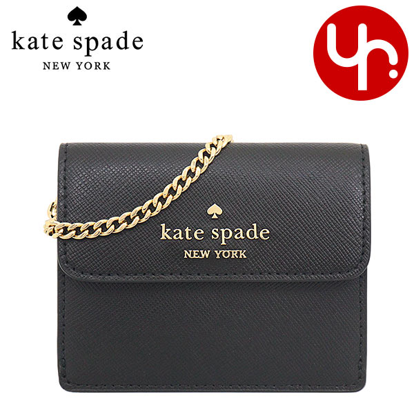 ケイトスペード 【72時間限定ポイント5倍】ケイトスペード kate spade 小物 カードケース KC591 ブラック 特別送料無料 マディソン サフィアーノ レザー スモール フラップ カード ケース コイン ケース アウトレット品レディース ブランド 通販 2023AW