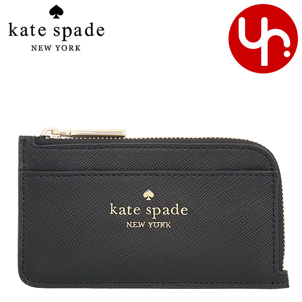 ケイトスペード 【48時間限定ポイント3倍】ケイトスペード kate spade 小物 カードケース KC583 ブラック 特別送料無料 マディソン サフィアーノ レザー トップ ジップ カード ホルダー アウトレット品レディース ブランド 通販 2023AW