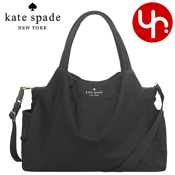 ケイトスペード　マザーズバッグ 【26時間限定ポイント10倍】ケイトスペード kate spade バッグ トートバッグ KF313 ブラック 特別送料無料 チェルシー KSNYL リサイクルナイロン ベビー バッグ ベビーマット付き アウトレット品レディース 斜めがけ 旅行 通勤 マザーズバッグ ママバッグ 2024SS