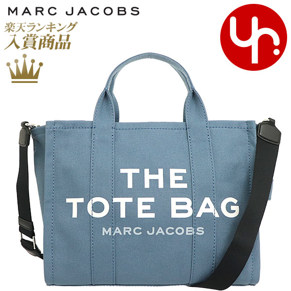 マークジェイコブス バッグ（レディース） マークジェイコブス Marc Jacobs バッグ トートバッグ M0016161 ブルーシャドー 特別送料無料 ザ スモール トラベラー キャンバス グラフィック ロゴ トート ザ トートバッグ レディース ブランド 通販 斜めがけ