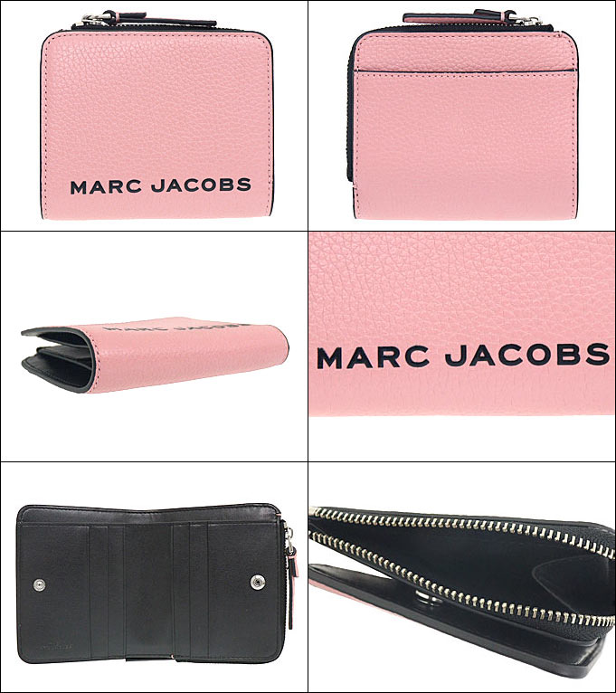 【39時間限定ポイント2倍】マークジェイコブス Marc Jacobs 財布 二つ折り財布 M0017140 ローズタン 特別送料無料 ザ ボールド レザー ミニ コンパクト ジップ ウォレット レディース ブランド 通販 L型 2022SS
