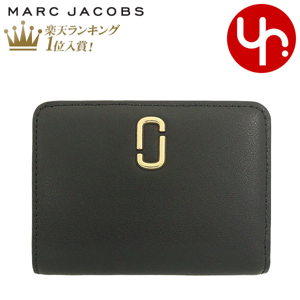 マーク ジェイコブス 二つ折り財布 レディース マークジェイコブス Marc Jacobs 財布 二つ折り財布 2S3SMP003S01 ブラック 特別送料無料 ザ J マーク カウ スプリット レザー ミニ コンパクト ウォレットレディース ブランド 通販 L型 2023SS