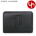 マークジェイコブス Marc Jacobs 財布 二つ折り財布 2S4SMP007S02 ブラック 特別送料無料 ザ レザー カバード Jマーク ミニ コンパクト ウォレットレディース ブランド 通販 L型 2024AW