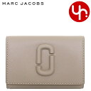 マークジェイコブス Marc Jacobs 財布 三つ折り財布 2S4SMP009S02 セメント 特別送料無料 ザ レザー カバード Jマーク トライフォール...