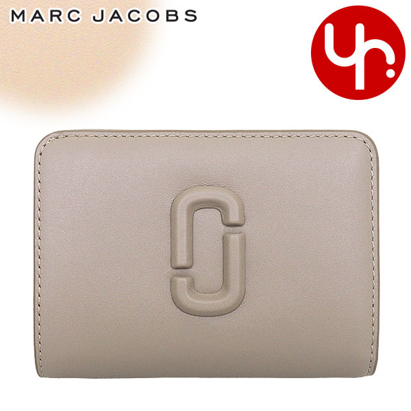 ［ひなたん]MARC JACOBSシルバー 三つ折り財布 合成皮革 マークジェイコブス MARC JACOBS S111L01PF21 二つ折り財布