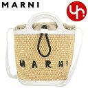 楽天インポートコレクションYR【48時間限定ポイント2倍】マルニ MARNI バッグ ショルダーバッグ SCMP0056Q1 P3860 サンドストーム×リリーホワイト 特別送料無料 トロピカリア ラフィア コットン ナイロン マルニ ロゴ ミニ バケット バッグレディース ブランド 通販 斜めがけ 2023SS