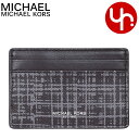 【26時間限定ポイント10倍】マイケルコース MICHAEL KORS 小物 カードケース 36T8LWRD6R グレー 特別送料無料 ウォーレン チェック カード ケース W マネー クリップ アウトレット品メンズ レディース ブランド 通販 2020 新春 あす楽