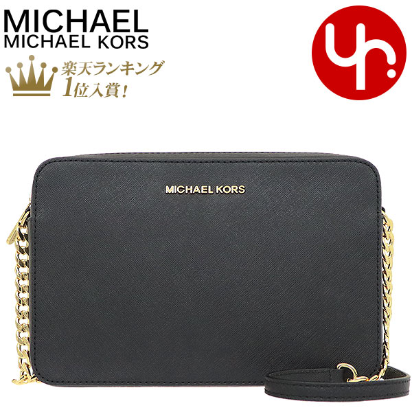 マイケルコース 【72時間限定ポイント2倍】マイケルコース MICHAEL KORS バッグ ショルダーバッグ 35T8GTTC9L ブラック 特別送料無料 ジェット セット アイテム レザー ラージ EW クロスボディー アウトレットレディース ブランド 通販 斜めがけ