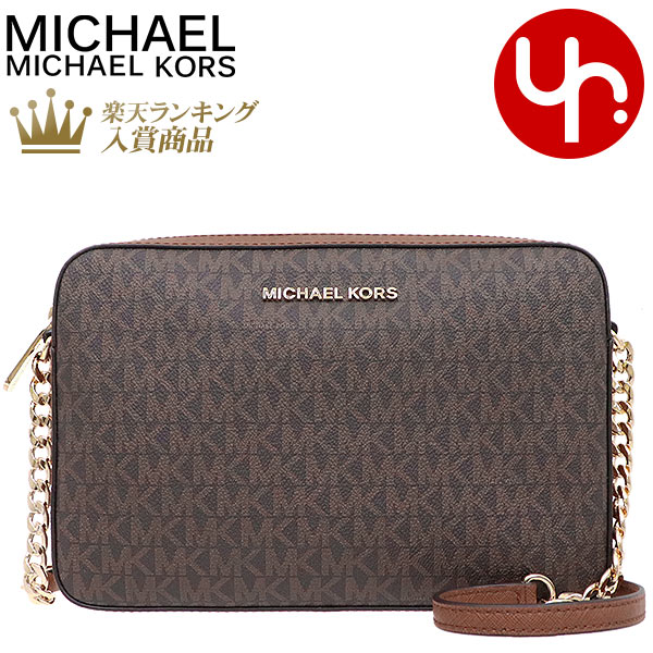 マイケルコース MICHAEL KORS バッグ ショルダーバッグ 35F8GTTC3B ブラウン 特別送料無料 ジェット セット アイテム シグネチャー ラージ EW クロスボディー アウトレットレディース ブランド 通販 斜めがけ