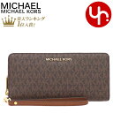 マイケルコース 財布 レディース 【24時間限定ポイント5倍】マイケルコース MICHAEL KORS 財布 長財布 35F8GTVT3B ブラウン 特別送料無料 ジェット セット トラベル シグネチャー トラベル コンチネンタル ラウンド ジップ アウトレットレディース ブランド 通販