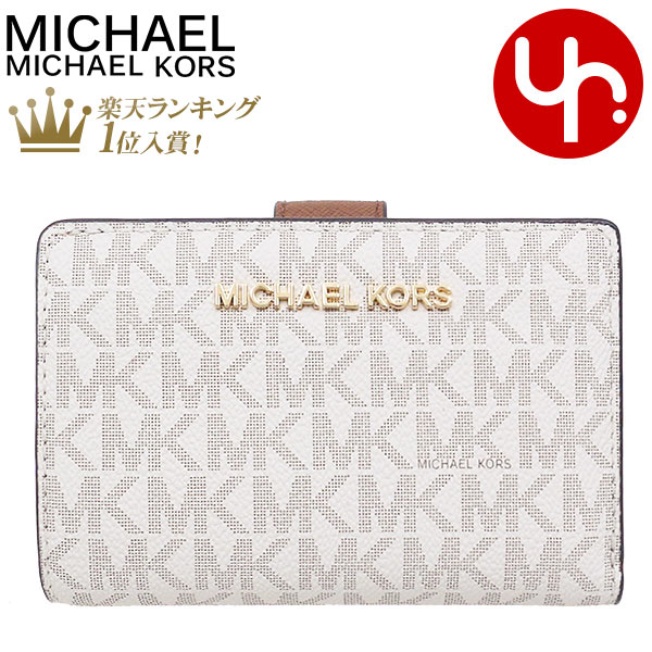 マイケルコース 財布 レディース 【76時間限定ポイント10倍】マイケルコース MICHAEL KORS 財布 二つ折り財布 35F8GTVF2B バニラ 特別送料無料 ジェット セット トラベル シグネチャー ビルフォールド ジップ コインウォレット アウトレットレディース ブランド 通販 L型