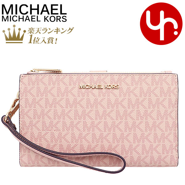 【14時間限定ポイント10倍】マイケルコース MICHAEL KORS 財布 長財布 35F8GTVW0B バレエ 特別送料無料 ジェット セット トラベル シグネチャー ラージ ダブル ジップ リストレット アウトレットレディース ブランド 通販 2021 父の日