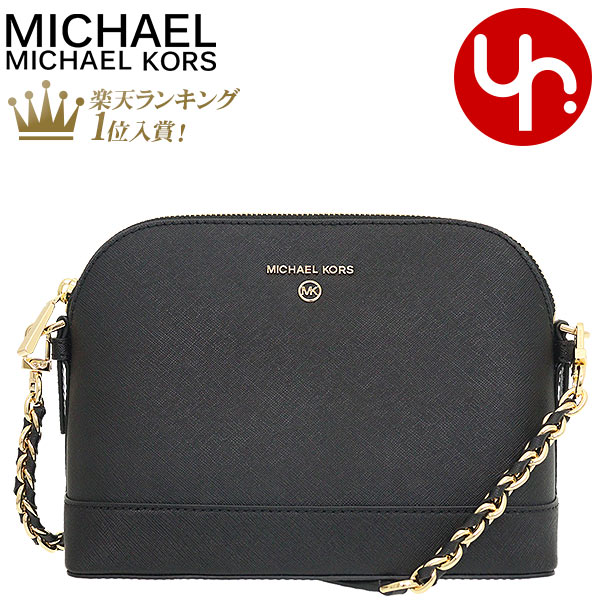 マイケル・コース 革ショルダーバッグ レディース マイケルコース MICHAEL KORS バッグ ショルダーバッグ 32T1GT9C3L ブラック 特別送料無料 ジェット セット チャーム レザー ラージ ドーム クロスボディー レディース ブランド 通販 斜めがけ