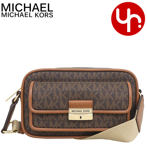 楽天インポートコレクションYRマイケルコース MICHAEL KORS バッグ ショルダーバッグ 35R5G2BC0B ブラウン 特別送料無料 ブラッドショー シグネチャー エクストラスモール カメラ クロスボディー アウトレット品レディース ブランド 通販 斜めがけ 旅行 通勤 2024AW