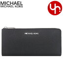マイケルコース MICHAEL KORS 財布 長財布 35R4STVE3L ブラック 特別送料無料 ジェットセット トラベル サフィアーノレザー ラージ スリ...