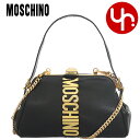 モスキーノ MOSCHINO バッグ ショルダーバッグ A7520 8008 ブラック 特別送料無料 モスキーノ ゴールド レタリング ロゴ ベルト レザー チェーン ショルダー ハンドバッグレディース ブランド 通販 斜めがけ 2023SS