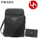 プラダ 財布（レディース） 【48時間限定ポイント2倍】プラダ PRADA バッグ ショルダーバッグ 2ZH126 053 ネロ 特別送料無料 サフィアーノ レザー トライアングル ロゴ スマートフォンケース メンズ レディース ブランド 通販 斜めがけ