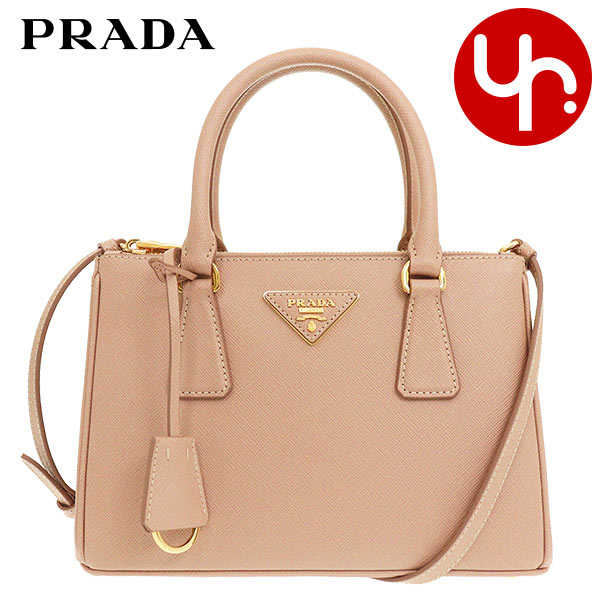 プラダ PRADA バッグ ハンドバッグ 1BA896 NZV OOO チプリア 特別送料無料 ガレリア サフィアーノ ルクス レザー トライアングル ロゴ スモール ハンドバッグ レディース ブランド 通販 斜めがけのサムネイル