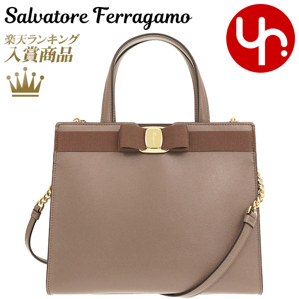 サルヴァトーレ・フェラガモ 財布（レディース） サルヴァトーレ フェラガモ Salvatore Ferragamo バッグ トートバッグ 21 I290 キャラウェイシード 特別送料無料 ヴァラ リボン カーフ レザー ミディアム トート バッグ レディース ブランド 通販 斜めがけ