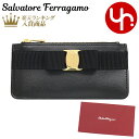 サルヴァトーレ フェラガモ 革小銭入れ レディース サルヴァトーレ フェラガモ Salvatore Ferragamo 小物 カードケース 22 E010 ネロ 特別送料無料 ニュー ヴァラ リボン カーフ レザー ジップ カード コインケースレディース ブランド 通販