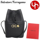 楽天インポートコレクションYRサルヴァトーレ フェラガモ Salvatore Ferragamo バッグ ショルダーバッグ 21 2970 ネロ 特別送料無料 ダブル ガンチーニ カーフ レザー ドローストリング クロスボディーレディース ブランド 通販 斜めがけ 2023AW