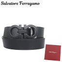 サルヴァトーレ フェラガモ Salvatore Ferragamo 小物 ベルト 67 5542 ブラック×マットブラック 特別送料無料 ダブルガンチーニ レザ...