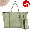 ステート オブ エスケープ STATE OF ESCAPE バッグ トートバッグ ESCAPE CARRYALL BAG セージグリーン×ブラッシュ 特別送料無料 エスケープ ネオプレン トート ポーチ付きレディース ブランド 通販 旅行 通勤 2025SS(4)