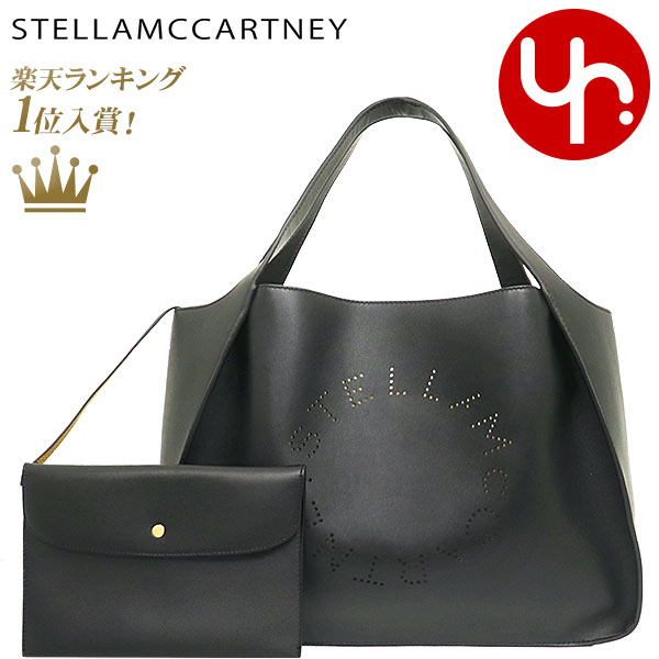 ステラマッカートニー STELLA McCARTNEY バッグ トートバッグ 502793 W8542 ブラック 特別送料無料 ステラ ロゴ アルター マット エコ フェイクレザー トート (ポーチ付き)レディース ブランド 通販 通勤のサムネイル