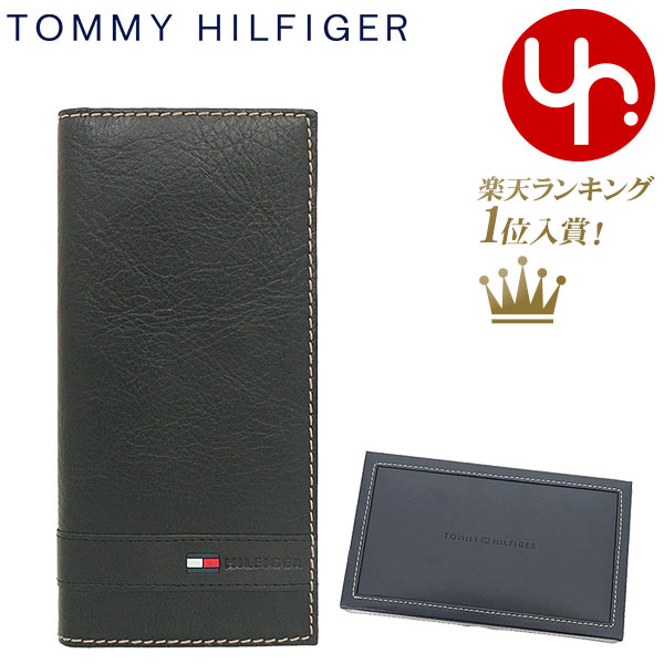 【26時間限定ポイント3倍】トミー ヒルフィガー TOMMY HILFIGER 財布 長財布 31TL19X016 ブラック 特別送料無料 SUPERWAXY ジェニュイン レザー セクレタリー ロング ジップ ウォレットメンズ ブランド 通販 薄型