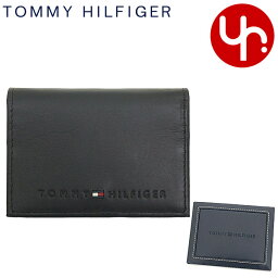 トミーヒルフィガー トミー ヒルフィガー TOMMY HILFIGER 小物 カードケース 31TL20X014 ブラック 特別送料無料 WELLESLEY ジェニュイン レザー カードケースメンズ ブランド 通販