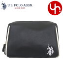 ユーエスポロアッスン U.S.POLO ASSN. 小物 ポーチ USPA-2667 ブラック 送料別 PUレザー オーバル ポーチレディース ブランド 通販 ...