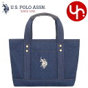 ユーエスポロアッスン U.S.POLO ASSN. バッグ トートバッグ USPA1862 デニム×デニム 特別送料無料 キャンバス ロゴ トート バッグ Sレディース ブランド 通販 2025SS(4)