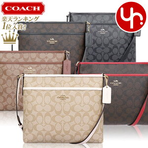 【48時間限定ポイント2倍】コーチ COACH バッグ ショルダーバッグ F29210 29210 特別送料無料 コーチ ラグジュアリー シグネチャー PVC レザー ジップ ファイル クロスボディー バッグ アウトレットレディース ブランド 通販 斜めがけ