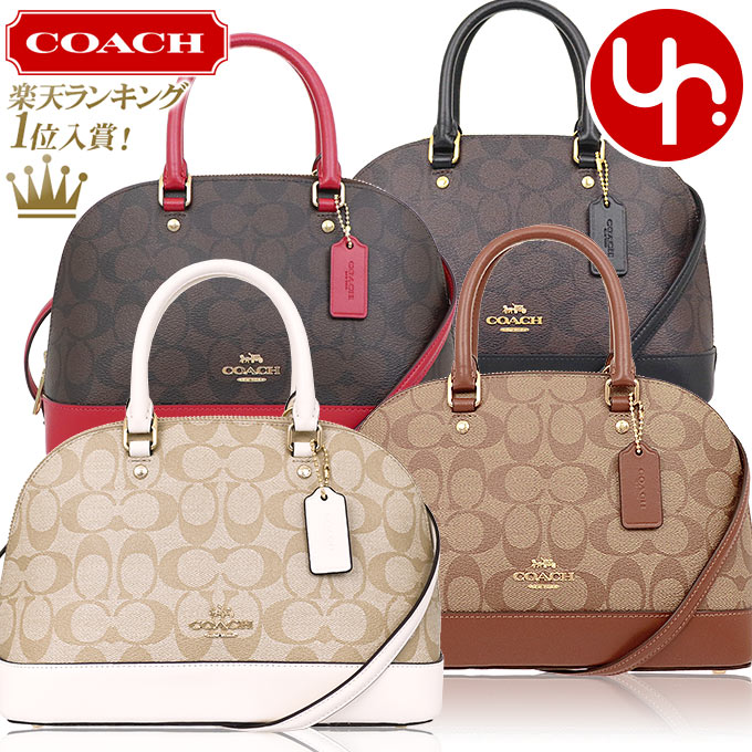 ハンドバッグ 【76時間限定ポイント2倍】コーチ COACH バッグ ハンドバッグ F27583 特別送料無料 コーチ ラグジュアリー シグネチャー ミニ シエラ サッチェル アウトレットレディース ブランド 通販 斜めがけ