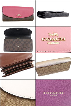 コーチ COACH 財布 長財布 F54022 特別送料無料 コーチ ラグジュアリー シグネチャー PVC レザー スリム エンベロープ アウトレット品激安 レディース ブランド セール 通販 SALE L型 2018 春 母の日 YR限定価格 財布長財布 MR 楽天カード分割 あす楽