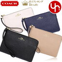 【48時間限定ポイント2倍】コーチ COACH 小物 ポーチ F58032 58032 特別送料無料 コーチ ラグジュアリー クロスグレーン レザー コーナー ジップ リストレット アウトレットレディース ブランド 通販